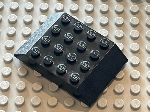 Lego train black slope brick - train,
