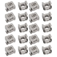 20pcs M6 cage acier inox