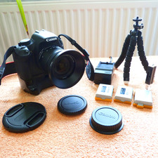LOT XXL CANON 500D L 18x55mm objectif l reflex numérique appareil photo refle...