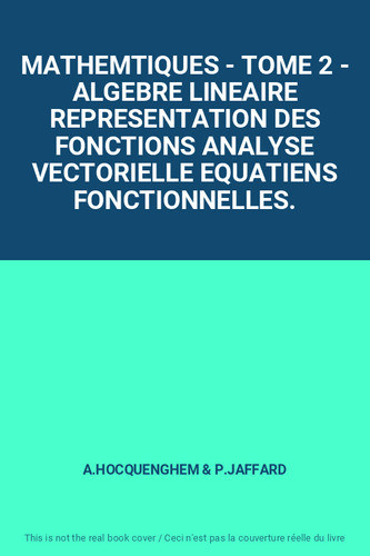 Mathemtiques tome - mathemtiques,