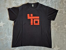 T-shirt Indochine Croix 40 rouge et Dates Central Tour Taille 2XL