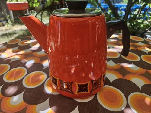 Cafetière théière orange - théière,