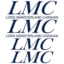 LMC LORD autocollant sticker camping car caravane caravan 4 Pièces