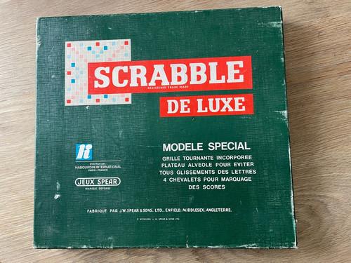 Scrabble luxe jeux spear - luxe,