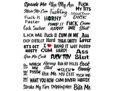 38 Naughty Temporary Tattoos