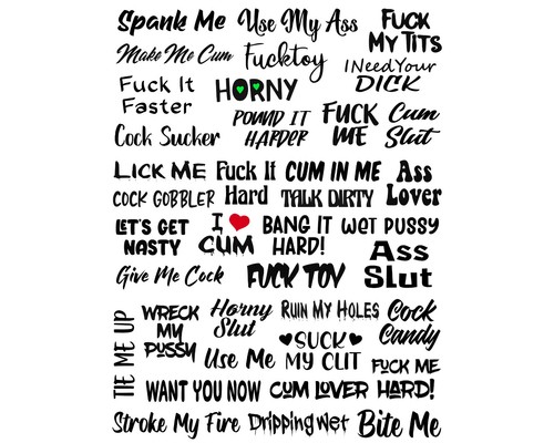 Naughty temporary tattoos - 38,