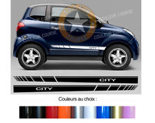 2 X BANDES BAS DE CAISSE POUR AIXAM CITY SPORT AUTOCOLLANT STICKER BD573-20