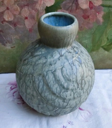 Ancien vase boule grès - boule,