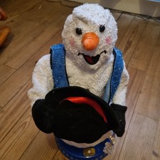 Automate Animé Bonhomme De Neige Chante Danse Vintage Fonctionnel 