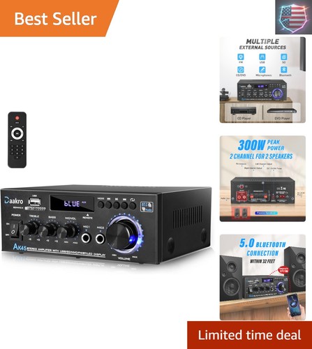Stereo audio amplifier 300w - audio, amplifier,300w