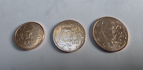 Tripique 5 cent - 1,, euros