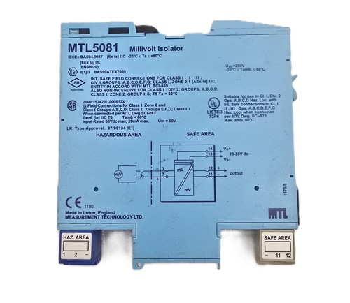 Mtl mtl5081 millivolt - mtl, millivolt/