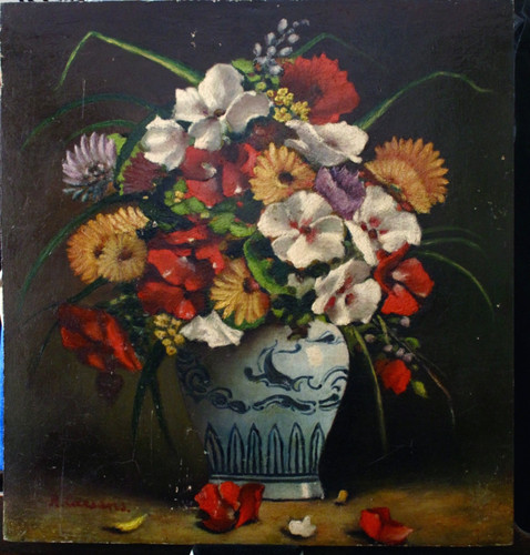 Tableau ancien huile sur - ancien,,