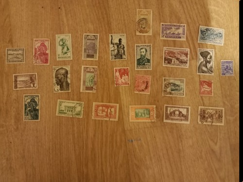 Lot timbres colonies - lot, de
