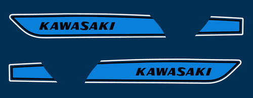 Kawasaki 500 h1f - h1f, stickers