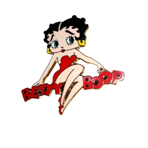 Broche betty boop assise - broche,