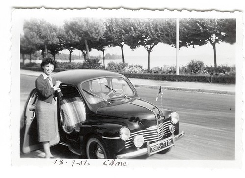 G931b renault 4cv femme - 4cv,