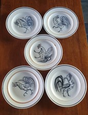 Lot 5 Assiettes Ceramique