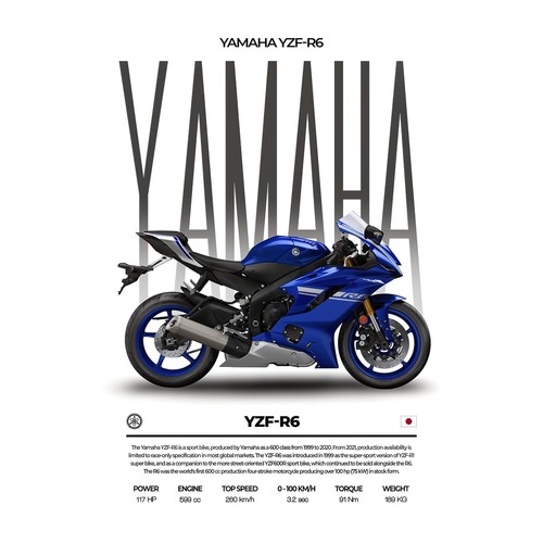 Affiche moto sport - de,