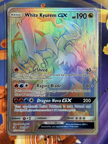 Full art white kyurem - full, art/white