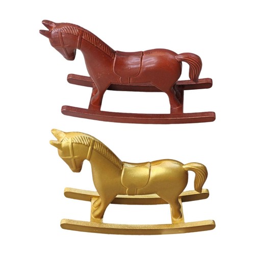 Statue cheval bascule - statue,