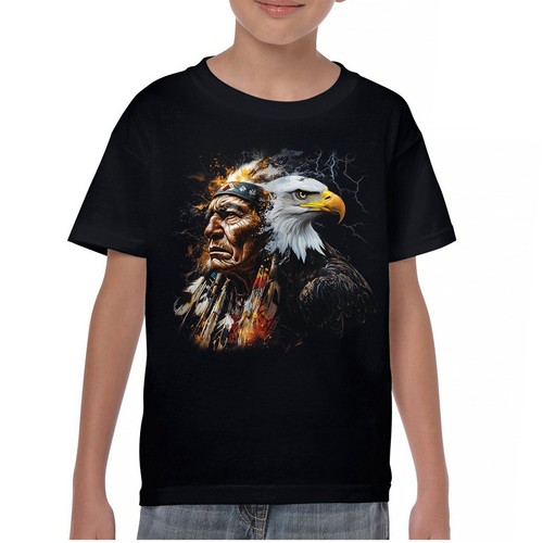 Native american eagle - american, chief