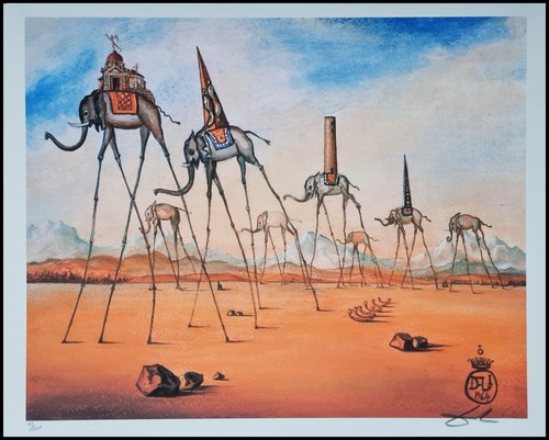 Salvador dali éléphants - Éléphants, *