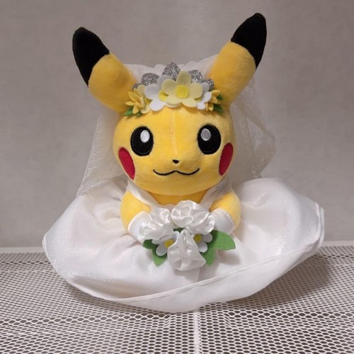 Figurine femme mariage peluche