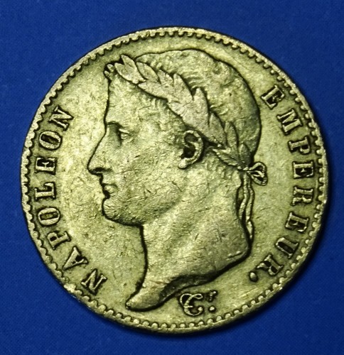 Napoléon francs 1815 a - 20, or
