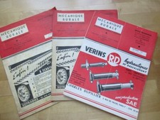 3X REVUES MECANIQUE RURALE 1957 MACHINE AGRICOLE MODERNE TRACTEUR 