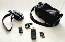 JVC GR-AX98S – Caméscope VHS-C Secam – Bon état – Pour pièces – avec sacoche