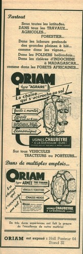 Publicité ancienne oriam - ancienne,