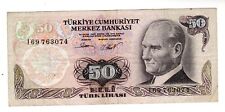 Turquie TURKEY Billet 50 LIRA