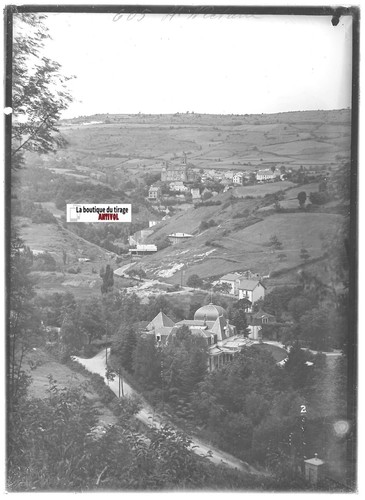Plaque verre photo ancienne