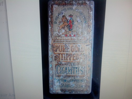 Ancienne boite tole pure gold - boite, tole,pure
