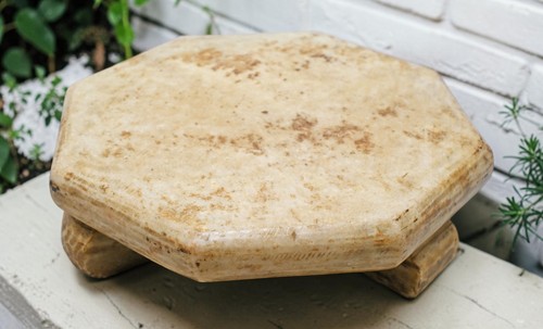 Plaque pain marbre blanc - plaque, À