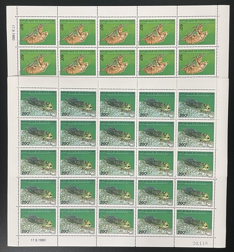 Côte ivoire 1980 - yt, 553-554