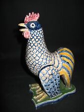 COQ EN FAÏENCE DE DELFT