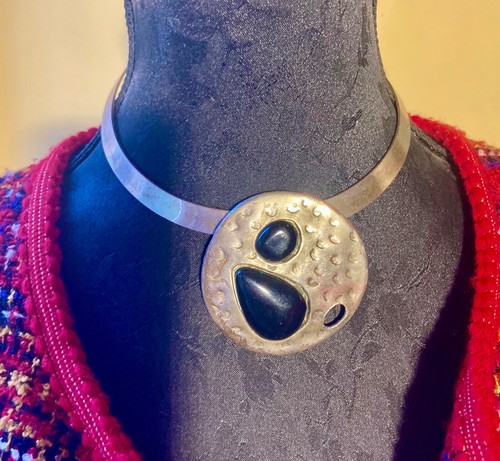 Collier moderniste vintage - collier,
