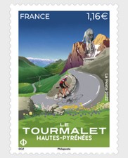 France 2022 sport tour de france COL DU TOURMALET 1910 velo bike cycling 1v mnh