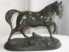 Cheval hennissant bronze - hennissant, en