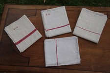 4 TORCHONS CUISINE ANCIENS