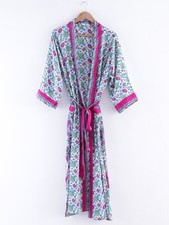 Robe De Nuit En Soie De Sari