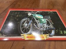 Malaguti 50 Olympique V4 1974 fiche carte moto passion collection Atlas