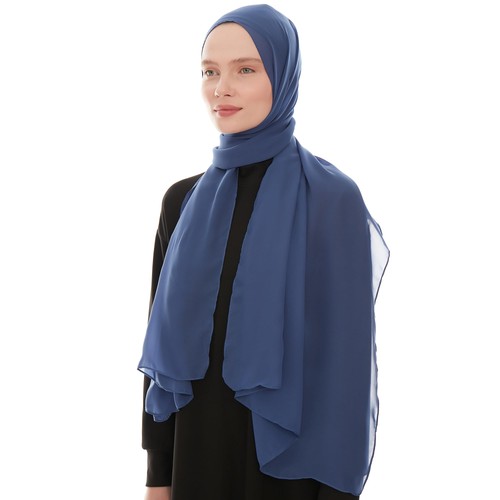 Hijab mousseline pour femme - mousseline,