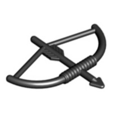 LEGO 4499 BLACK Minifigure, Weapon Bow, Longbow with Arrow Drawn