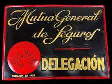 PLAQUE PUBLICITAIRE EN MÉTAL