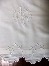 Drap métis ancien à large