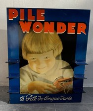 Ancien présentoir tôle litho