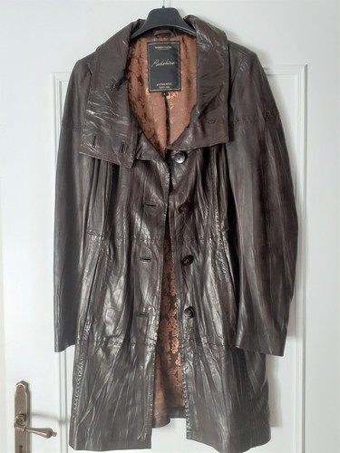 Manteau femme cuir marron - manteau, en